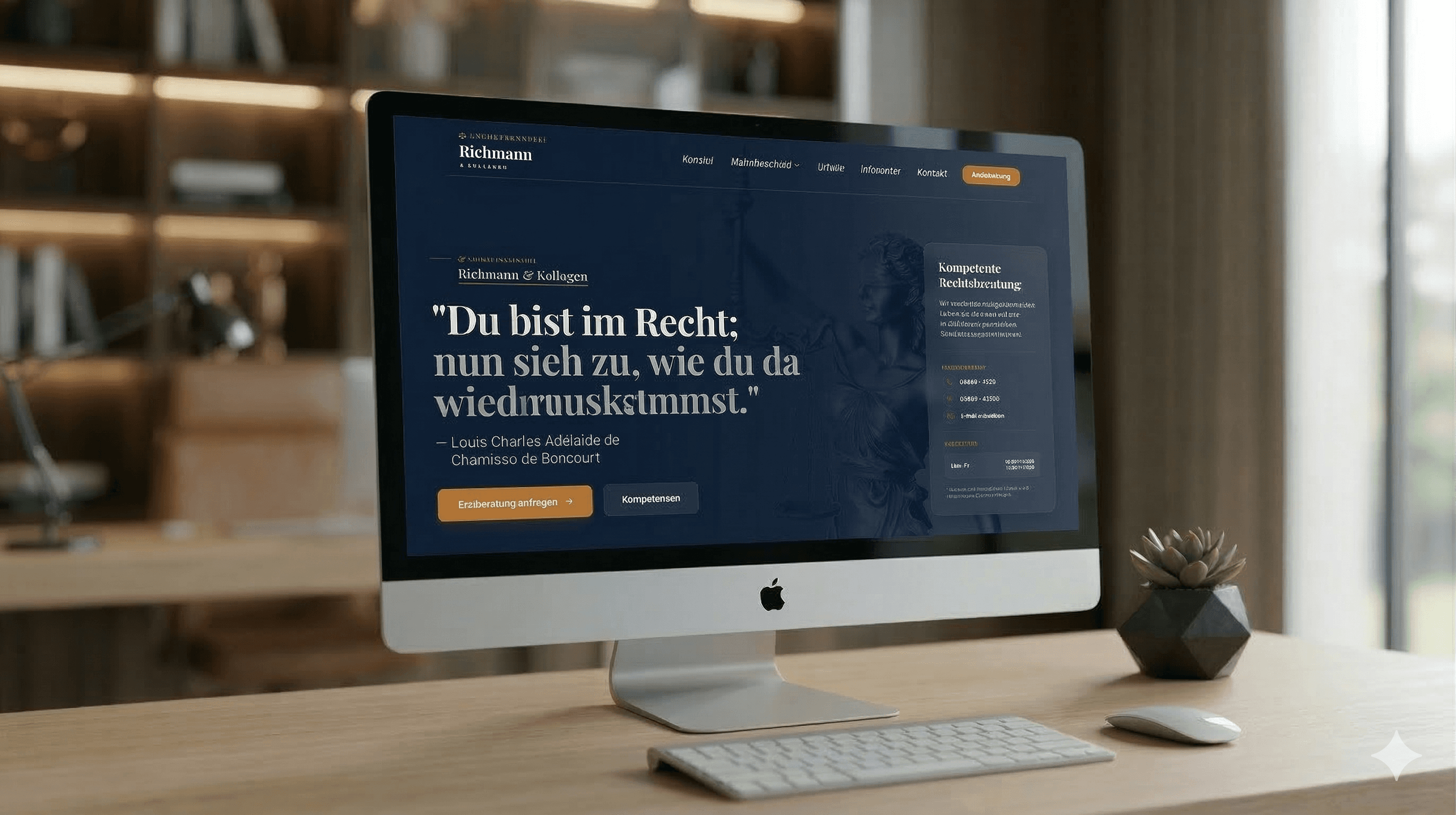 Kanzlei Richmann – Website Vorschau